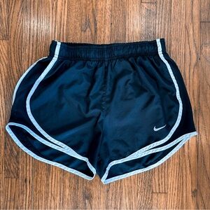 Nike Women's Black Running Shorts with White Trim